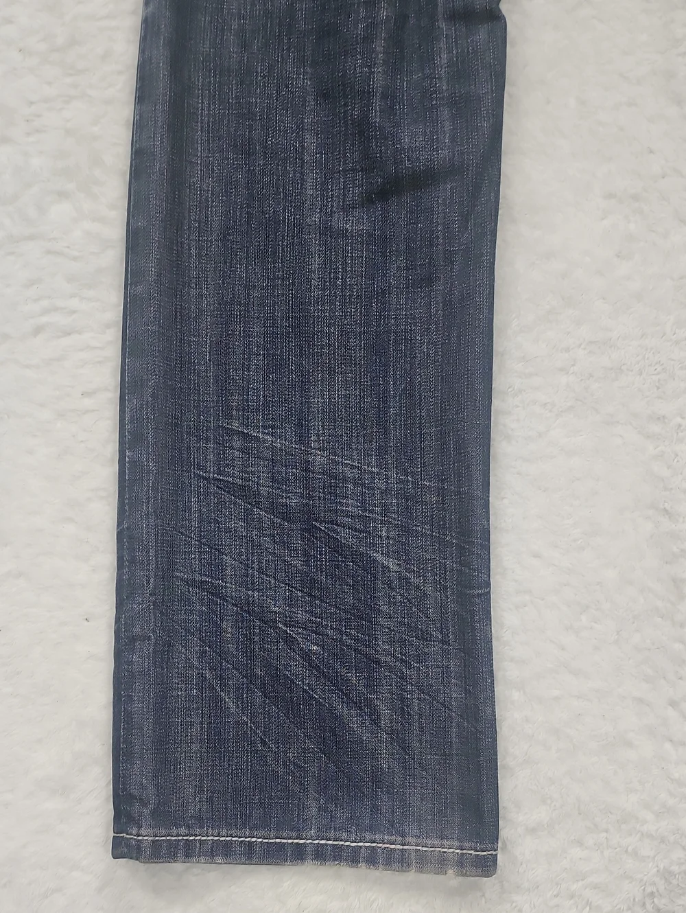 Mek Denim Men's Distressed Straight Leg Western Dubai Denim Jeans 34